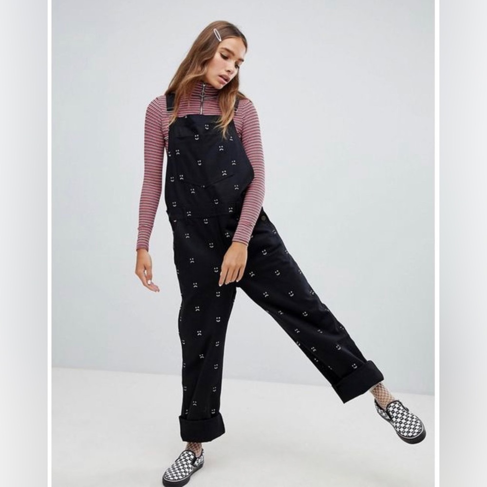 Lazy Oaf Happy Sad Dungaree Overall size (XS)